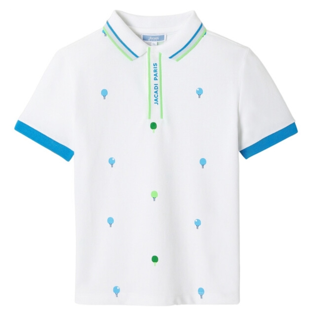 Jacadi polo Shirt With Racket Pattern
